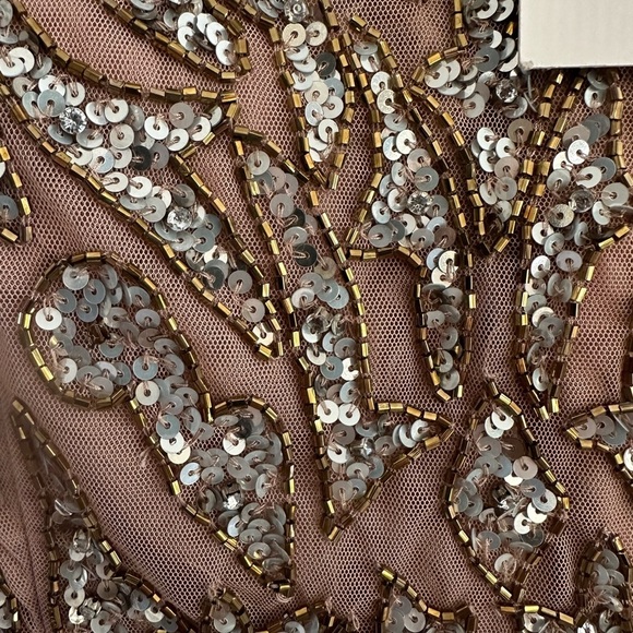 (220) ❤️ BNWT Mac Duggal EMBELLISHED ILLUSION SHEATH DRESS #5521 - Picture 9 of 11